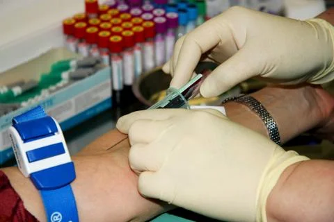Blood test Stock Photos