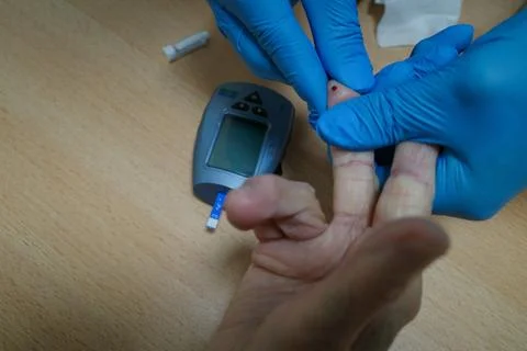 Blood test Foto stock