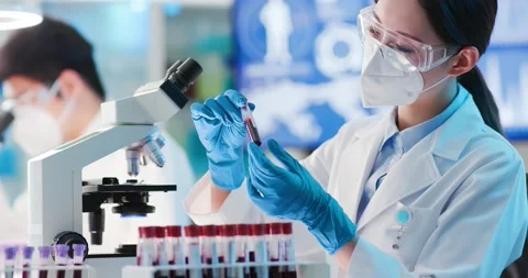 Blood test result concept Stock Footage 130309517