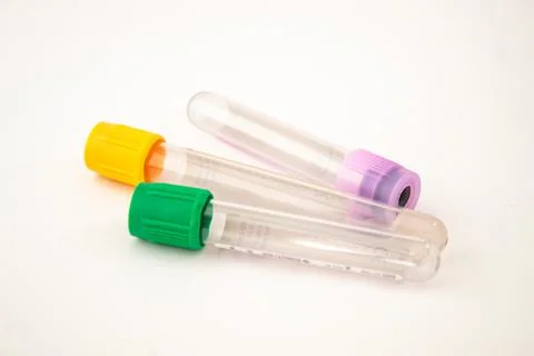 Blood test tubes Stock Photos