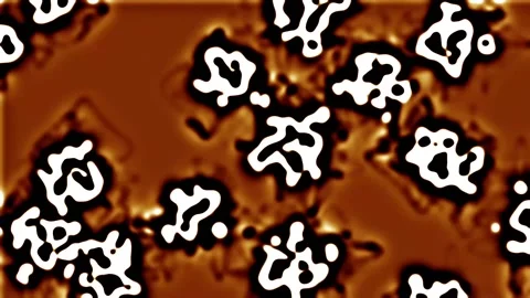 Blood test. Under the microscope, the cells of the virus pulsate. Stock Footage 145274153