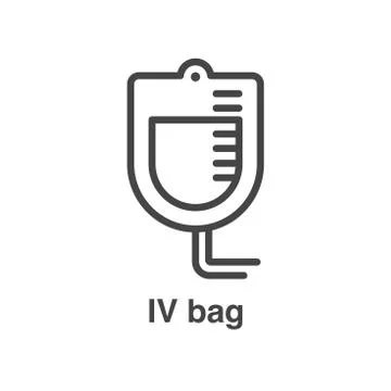 Blood testing and work icon showing one aspect of the blood draw process Stock Illustration