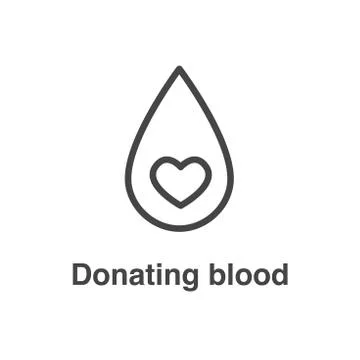 Blood testing and work icon showing one aspect of the blood draw process Stock Illustration