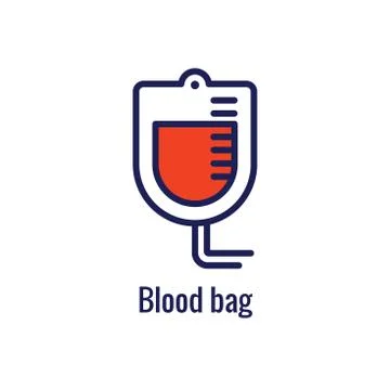 Blood testing and work icon showing one aspect of the blood draw process Stock Illustration