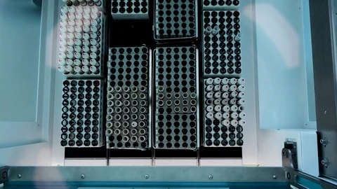 Blood Testing Laboratory Stock Footage 83728831