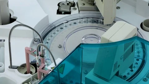 Blood Testing Laboratory Stock Footage 83732004