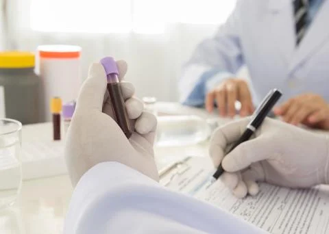 Blood tests Stock Photos