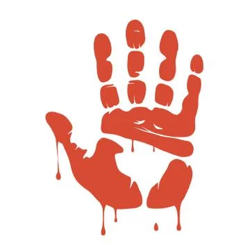 Blood trail Stock Illustration