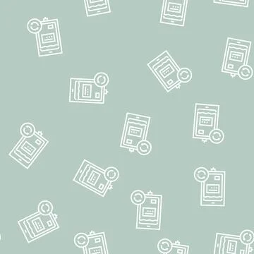 Blood transfusion line seamless pattern Stock Illustration