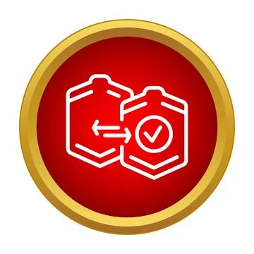 Blood transfusion process with successful transfer icon Stock Illustration