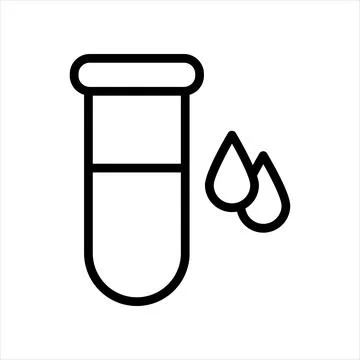 This is a Blood Type Icon design Stock Illustration