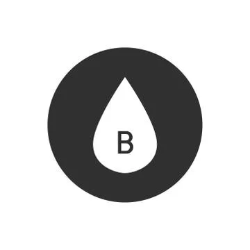 Blood type icon, vector illustration Stock Illustration