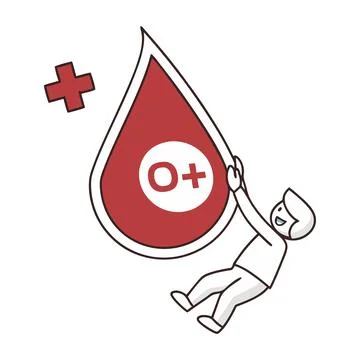 Blood Type Icon vector illustration Stock Illustration