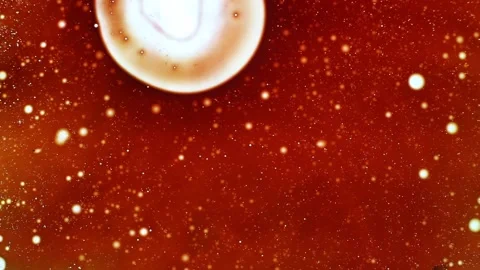 Blood under a microscope. Fluid movement. Stock-Footage 150680130