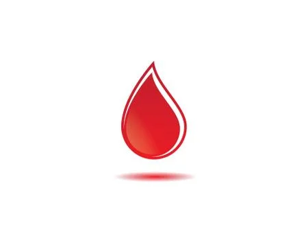 Blood vector icon Stock Illustration