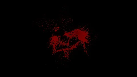 Blood Wall splatter 01 Stock Footage 118658593