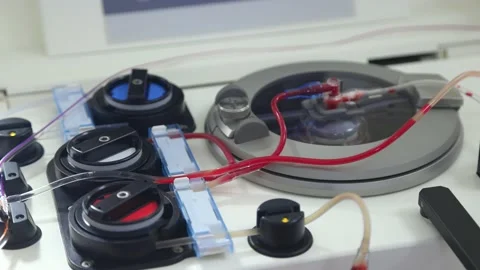 Blood washing machine Stock Footage 235466826