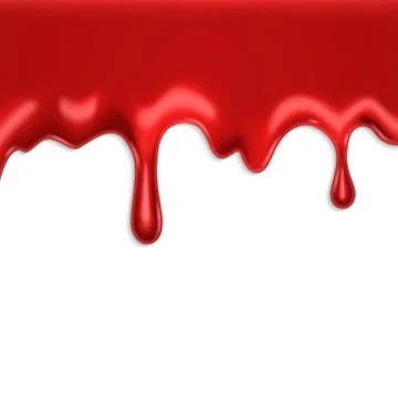 Blood on white Stock Illustration