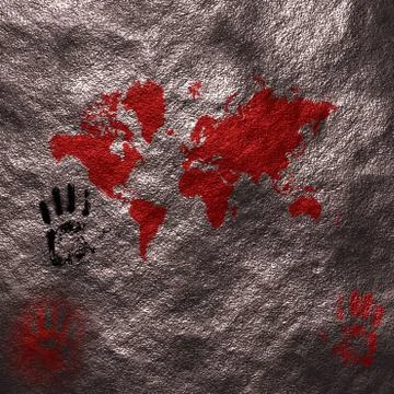 The blood of world Stock Illustration