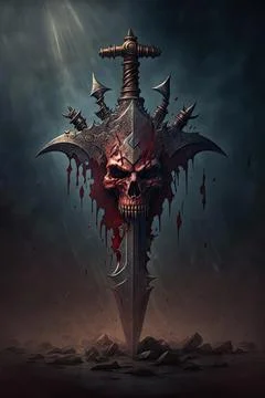 Bloodaxe Stock Illustration