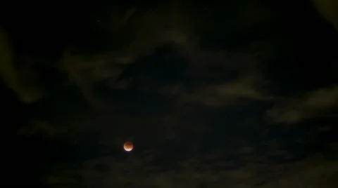 Bloodmoon lunar eclipse Stock-Footage 57174558