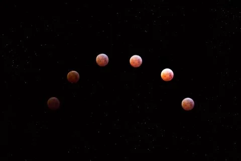 Bloodmoon Stock Photos