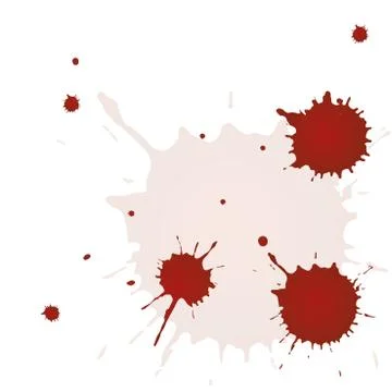 Bloodstains Illustrazione stock