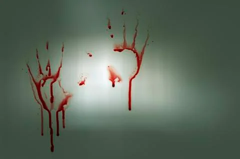 Bloody hands Stock Photos