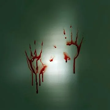 Bloody hands Stock Photos