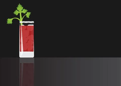Bloody Marry Stock Illustration