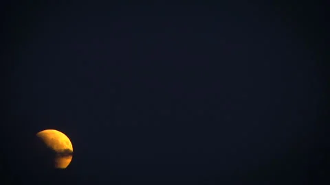 Bloody moon Stock Footage 99357578