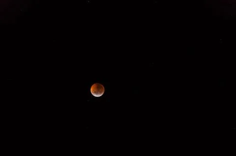 Bloody Moon: The total lunar eclipse of 2019 Stock Photos