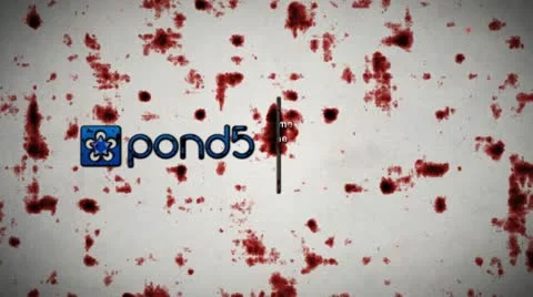 Bloody Red and White Stock After Effects