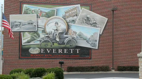 Bloody Run (Everett,Pa) Stock-Footage 781622