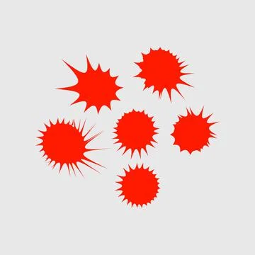 Bloody shape vector illustration.  Liquid drops concept Stock Illustration