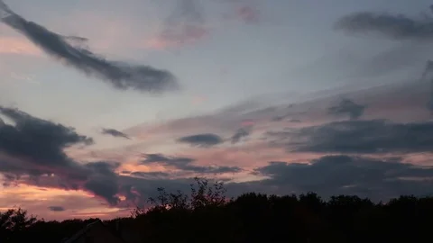 Bloody sunset Stock Footage 80921748
