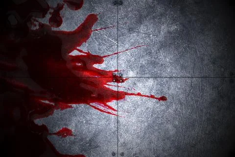 Bloody wall Stock Illustration