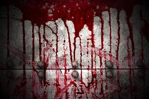 Bloody wall Stock Illustration