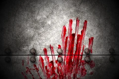 Bloody wall Stock Illustration