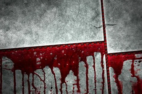 Bloody wall Stock Illustration