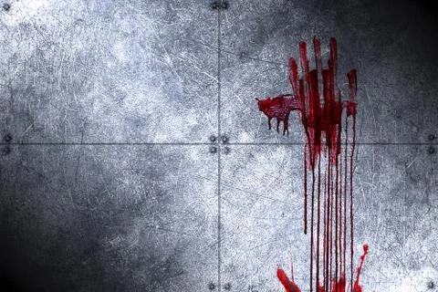 Bloody wall Stock Illustration