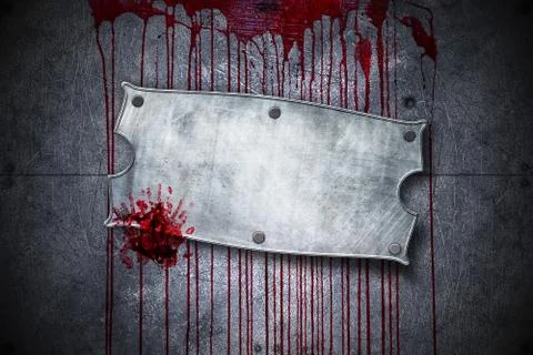 Bloody wall Stock Illustration