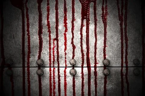 Bloody wall Stock Illustration