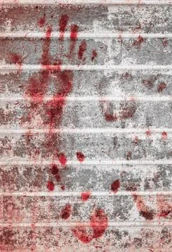 Bloody wall Stock Photos