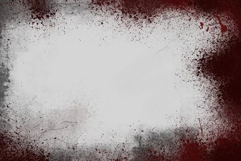 Bloody wall scene Stock Illustration