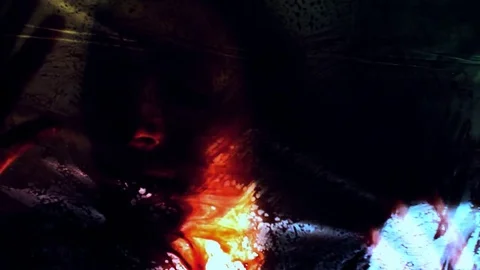 Bloody way out Stock Footage 79254552