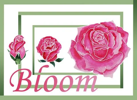 Bloom Illustrazione stock