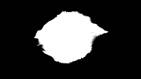 Bloom ink Set Beautiful white watercolor ink drops transition Stock Footage 144185585