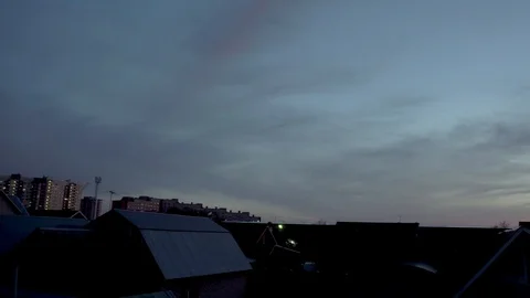 Blooming apple tree on a background of pink sunset.silhouette of a tree against  Video stock 122642792