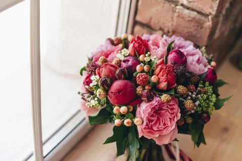 A Blooming Embrace Stock Photos